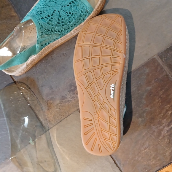 Turquoise blue hippie sandals  11 - Picture 4 of 6